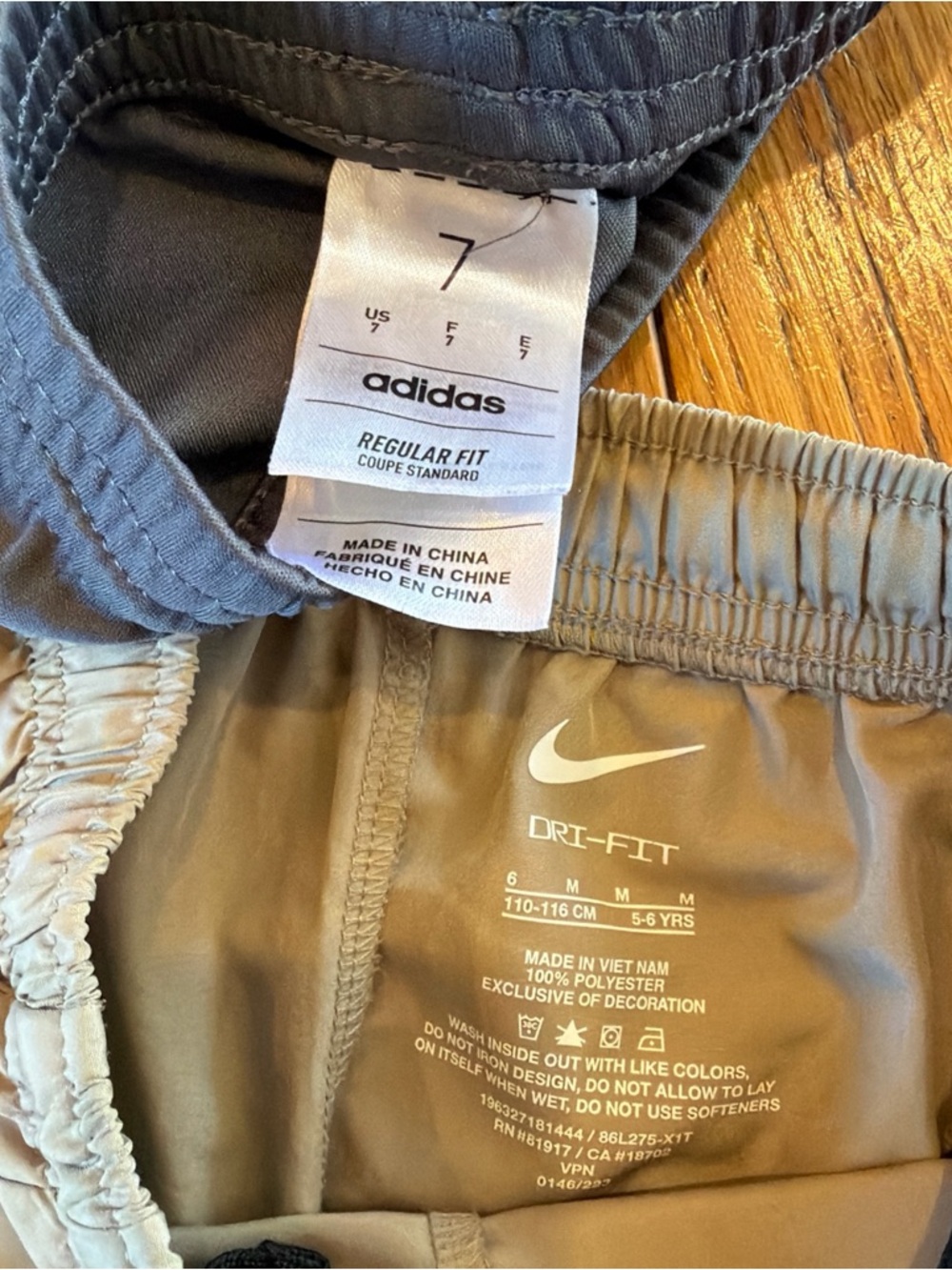 9 Piece Nike Adidas Old Navy Athletic Sportswear Shorts Logo Shirts Boys Sz 6-7 - Picture 7 of 11